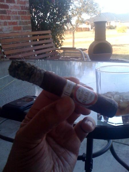 DPG Series JJ on the patio after a day at the range.