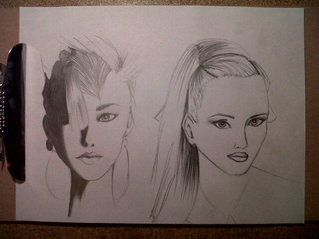 fashion ilustration pencil