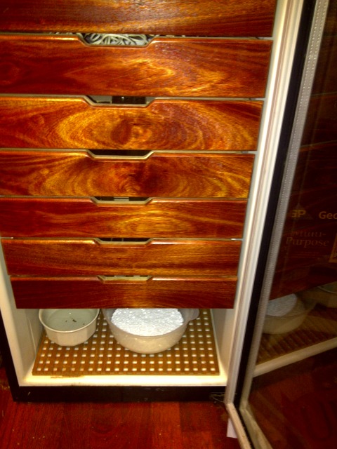 Haier with bloodwood fronts