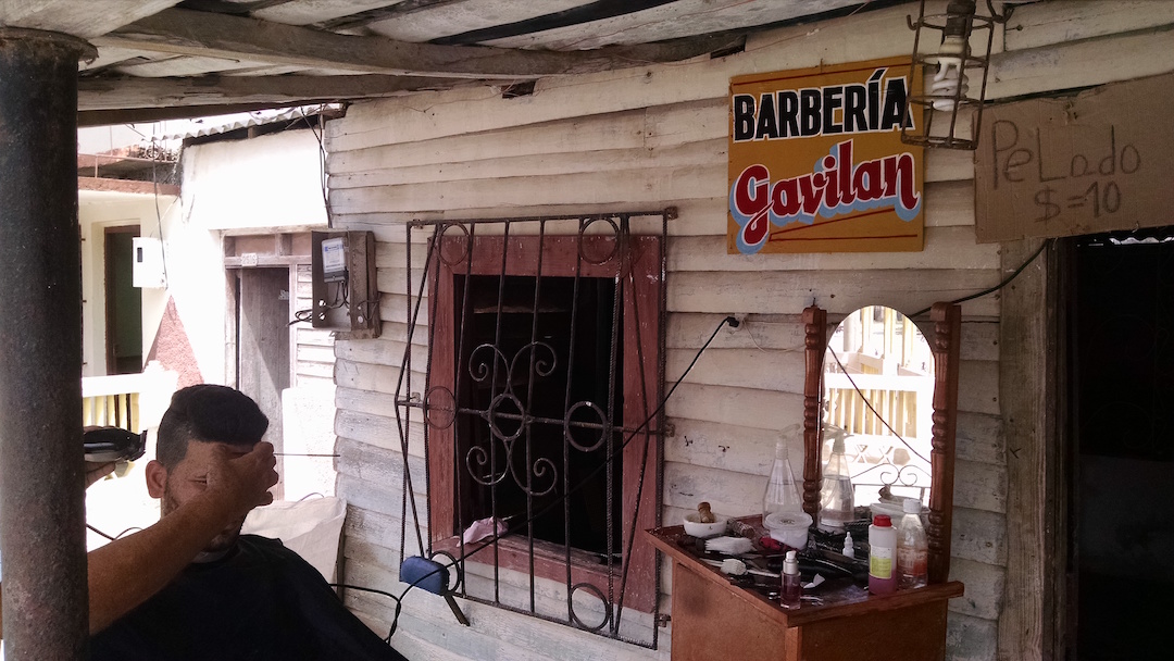 Hair Cut 10 CUP$ Local Pesos (40 Cents)