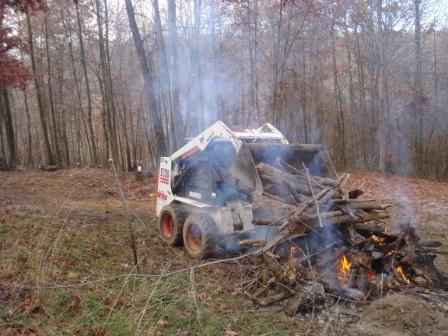 How we build fires at the cabin.