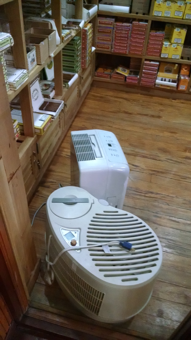 Humidor & DE-HUMIDIFIER Yes, Because It Could Get Too HUMID During SUmmer Months