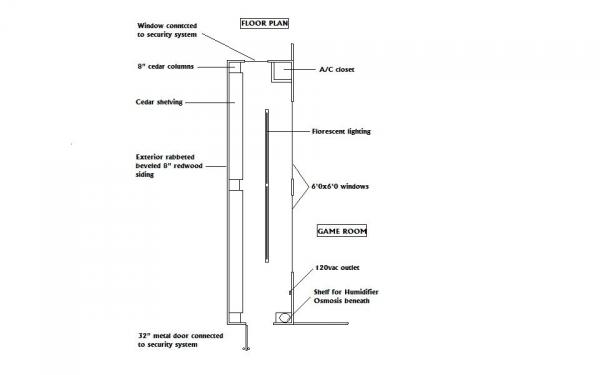 Humidor Floor Plan