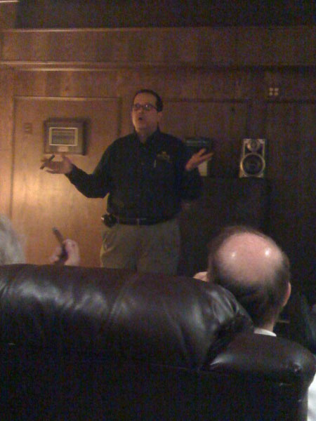 Jose Blanco from La Aurora teaches us about cigar blending at a hands-on tasting event.