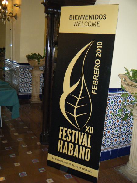 Just at the start of the Habanos Festival