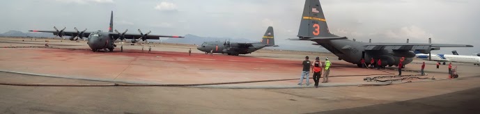 MAFF airtanker waiting to be loaded