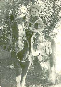 Me and my 1st pony - I was 5