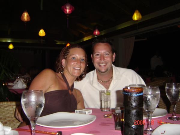 Me and the missus on vacation in Jamaica