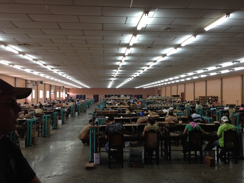 My Father Cigars rolling room