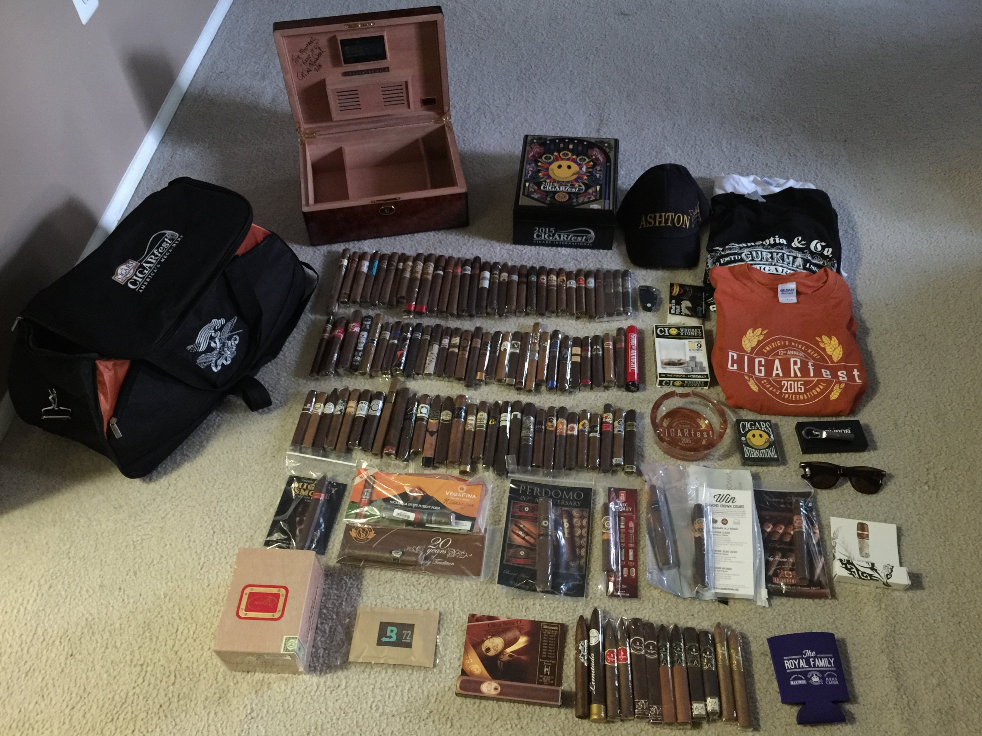 My haul from CigarFest 2015