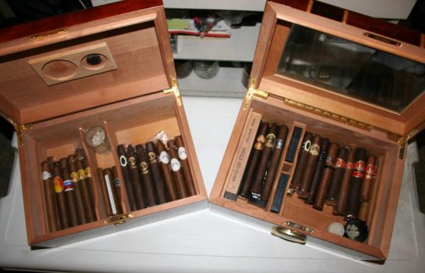 my humidors opened