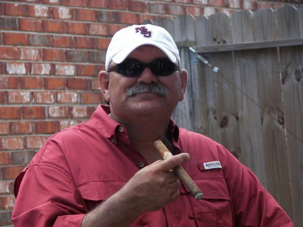 My pops with cigar in hand!