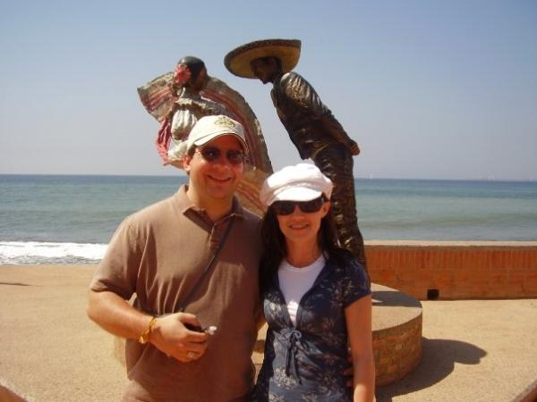 My wife and I in Mexico