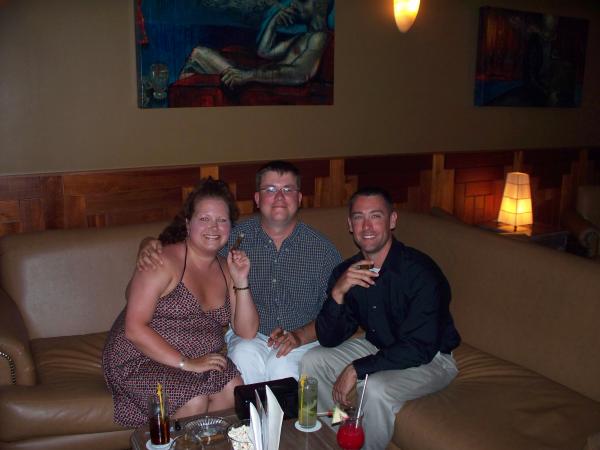 My wife, Jolietilfire and myself smoking in Mexico.