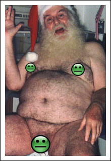 naked santa