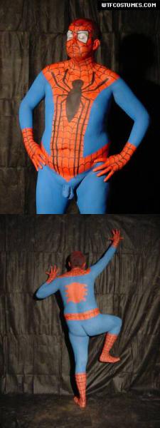 naked spiderman costume