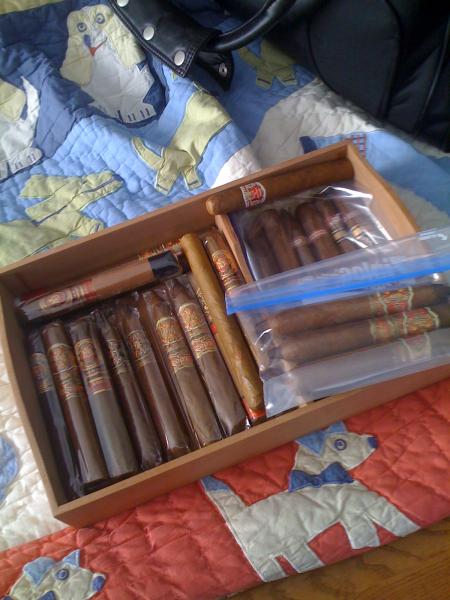 Opus and Don Arturo's plus random cubans