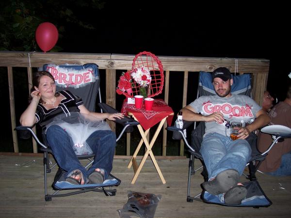 Our wedding reception.