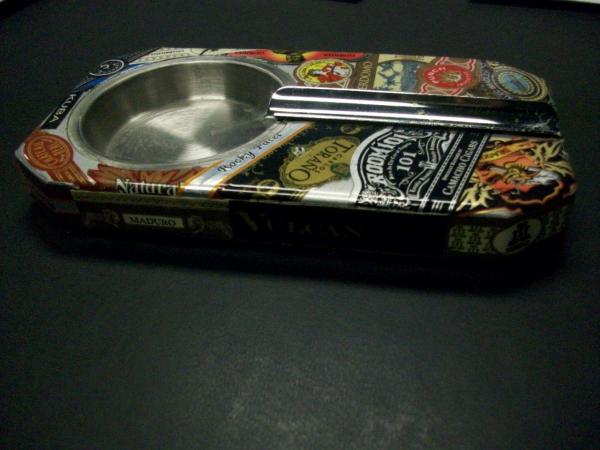 self labeled ashtray