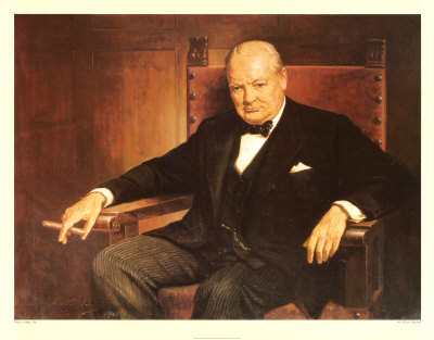 Sir Winston Churchill Print C10097563