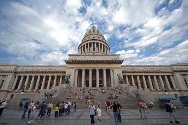 The Capitol building in Havana.