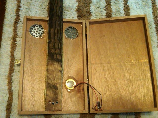 The guts of it all... Gorilla glue and Hot glue. Hot glue for pickup and for sink covers since I wasn't sure if i'd swap to something else later...they are all holding fine.