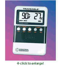 This is a digital "Certified Traceable" Hygrometer/Thermometer.