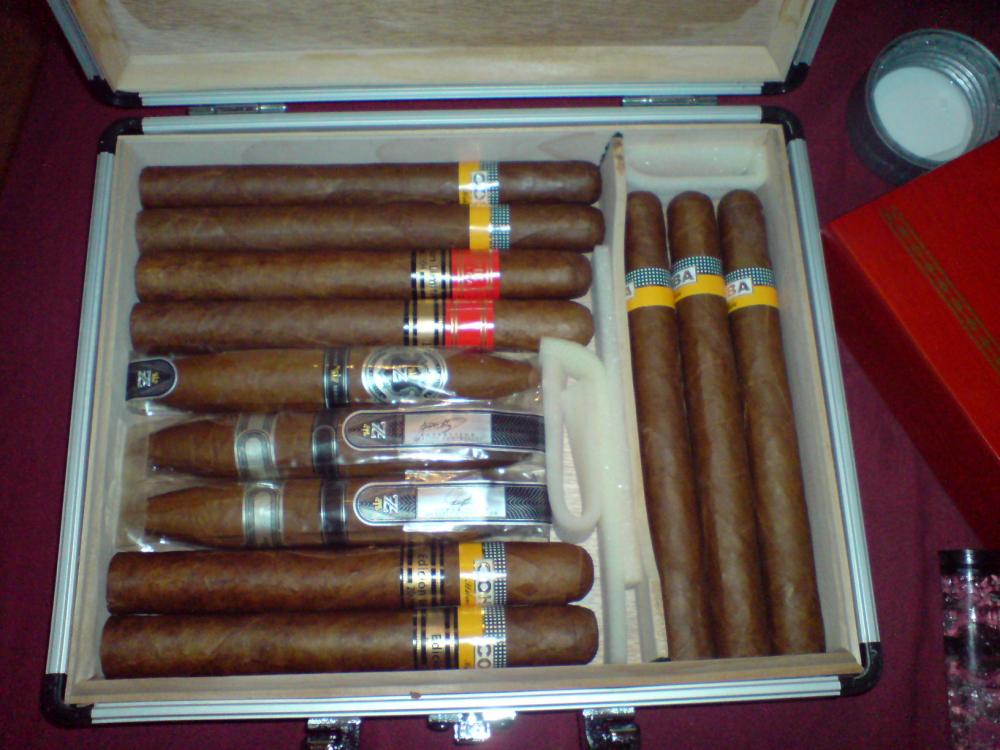 Travel humidor for my trip to Thailand!