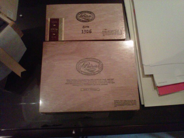 Two boxes of Padrons. 1964 Dimplomaticos and 1926 #35! =)