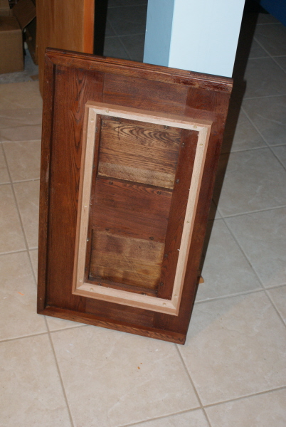 Underside of Top.  The space inside the cedar frame needs something like a map of Cuba.