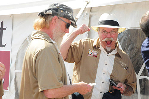 Waiting in line at CigarFest 10.