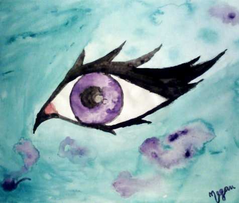Water Colors. Purple Eye. I sort of have an obsession with the color purple and with eyes.
ORIGINAL