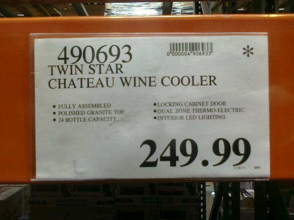 Wine Cooler Tag